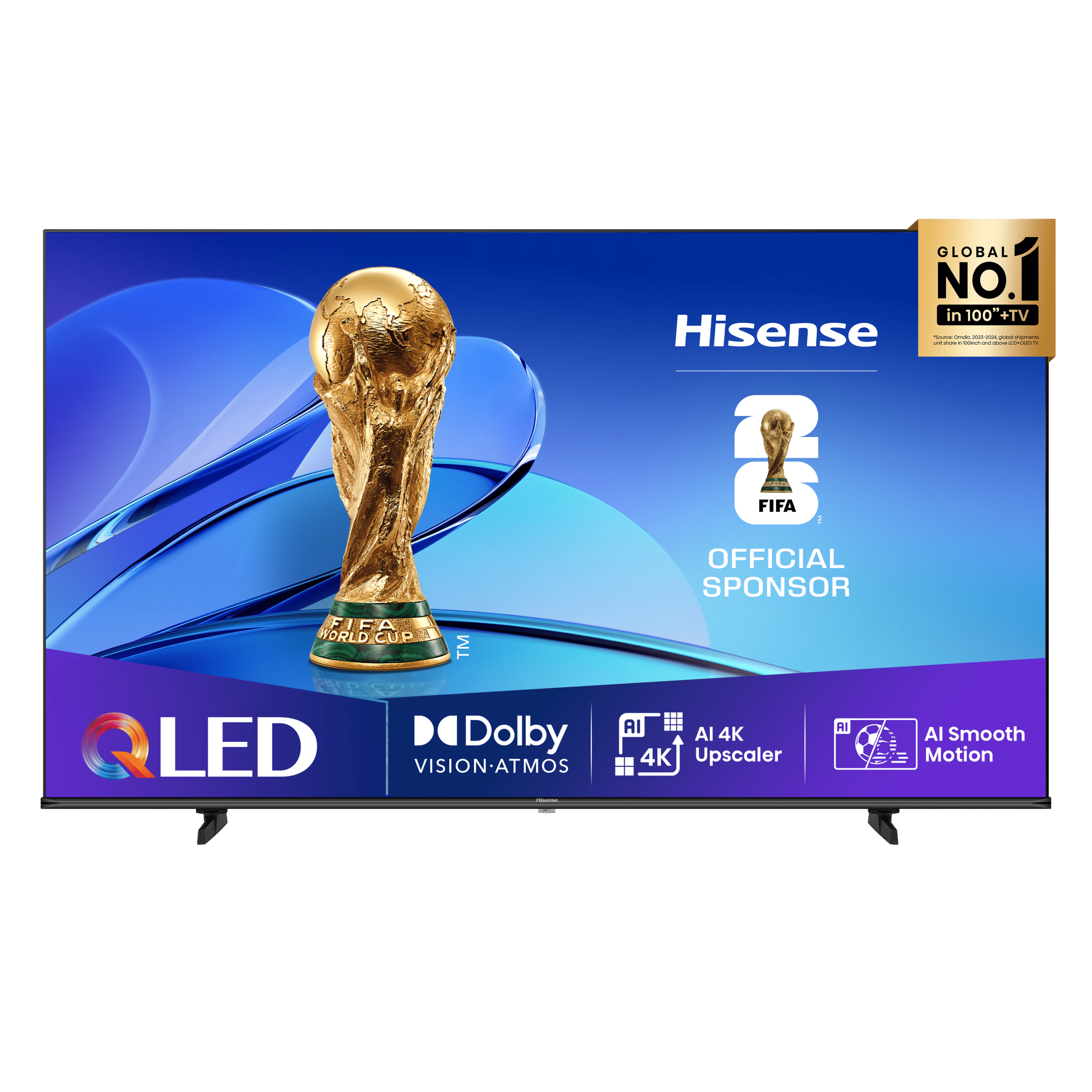 Hisense 43E7Q 43” QLED 4K UHD Smart TV – Dolby Vision | VIDAA